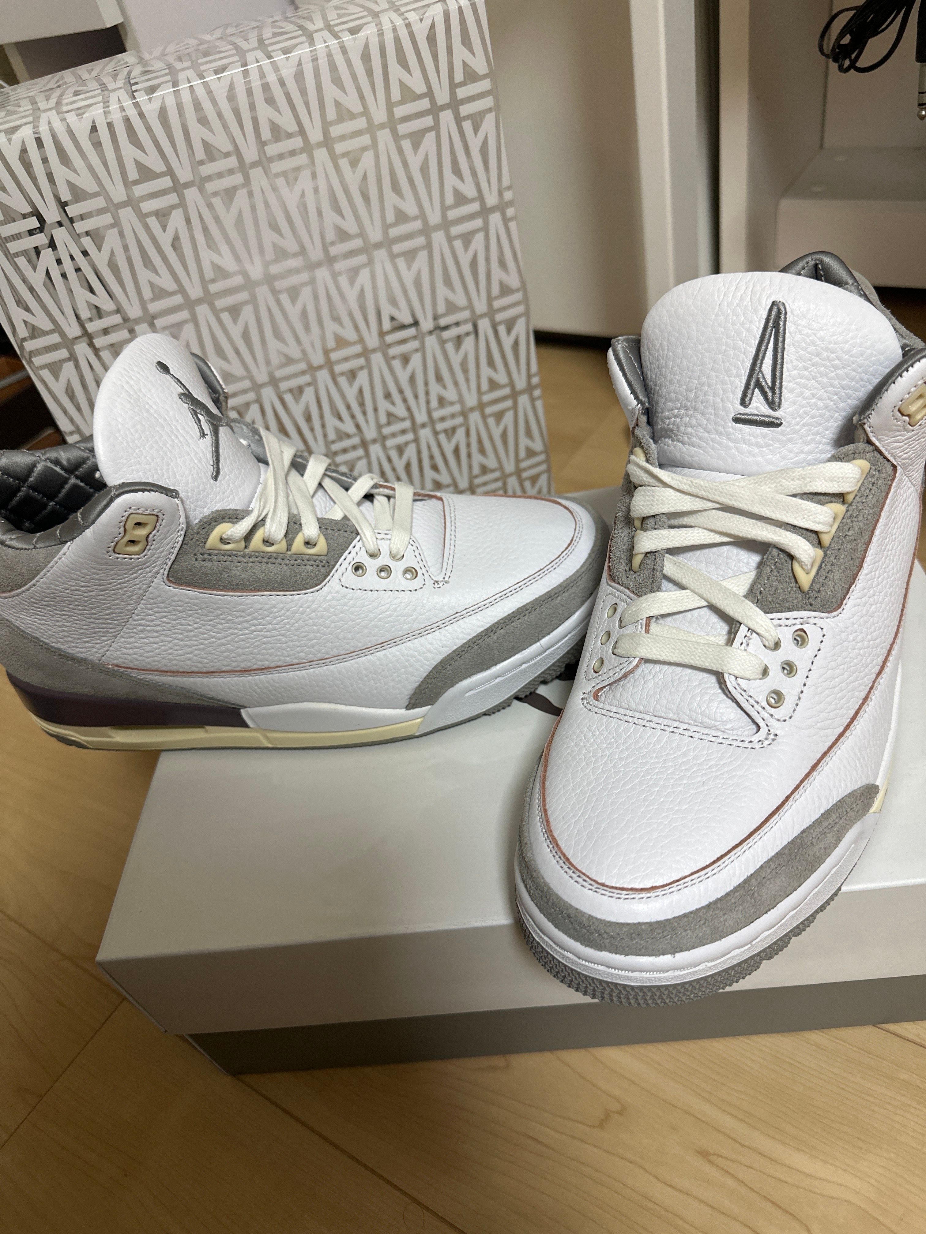 A Ma Maniere × Nike Women's Air Jordan 3 Retro SP "White/Medium Grey Violet Ore"