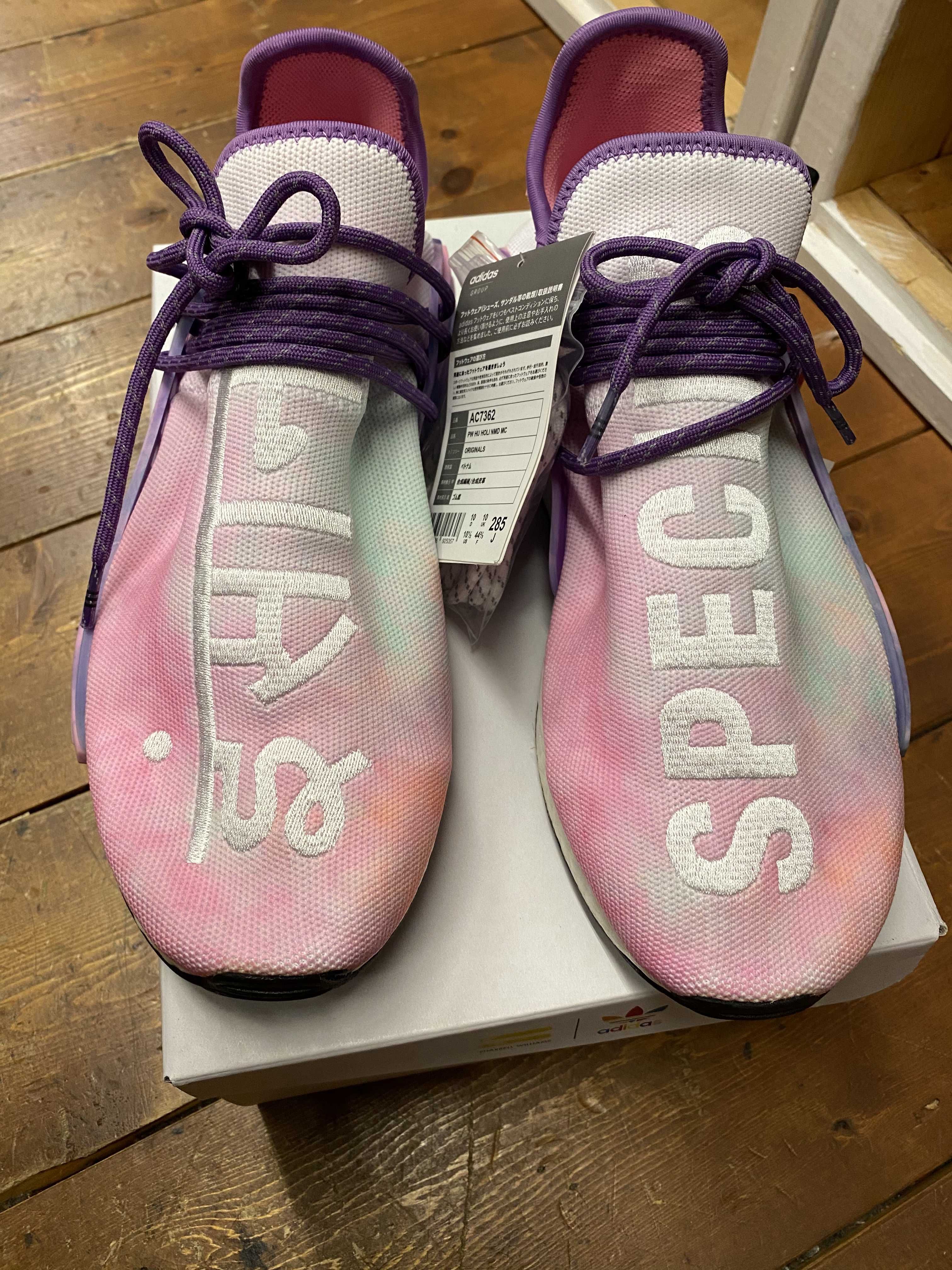Pharrell Williams × adidas HUMAN RACE NMD HOLI FESTIVAL "PINK GLOW"
