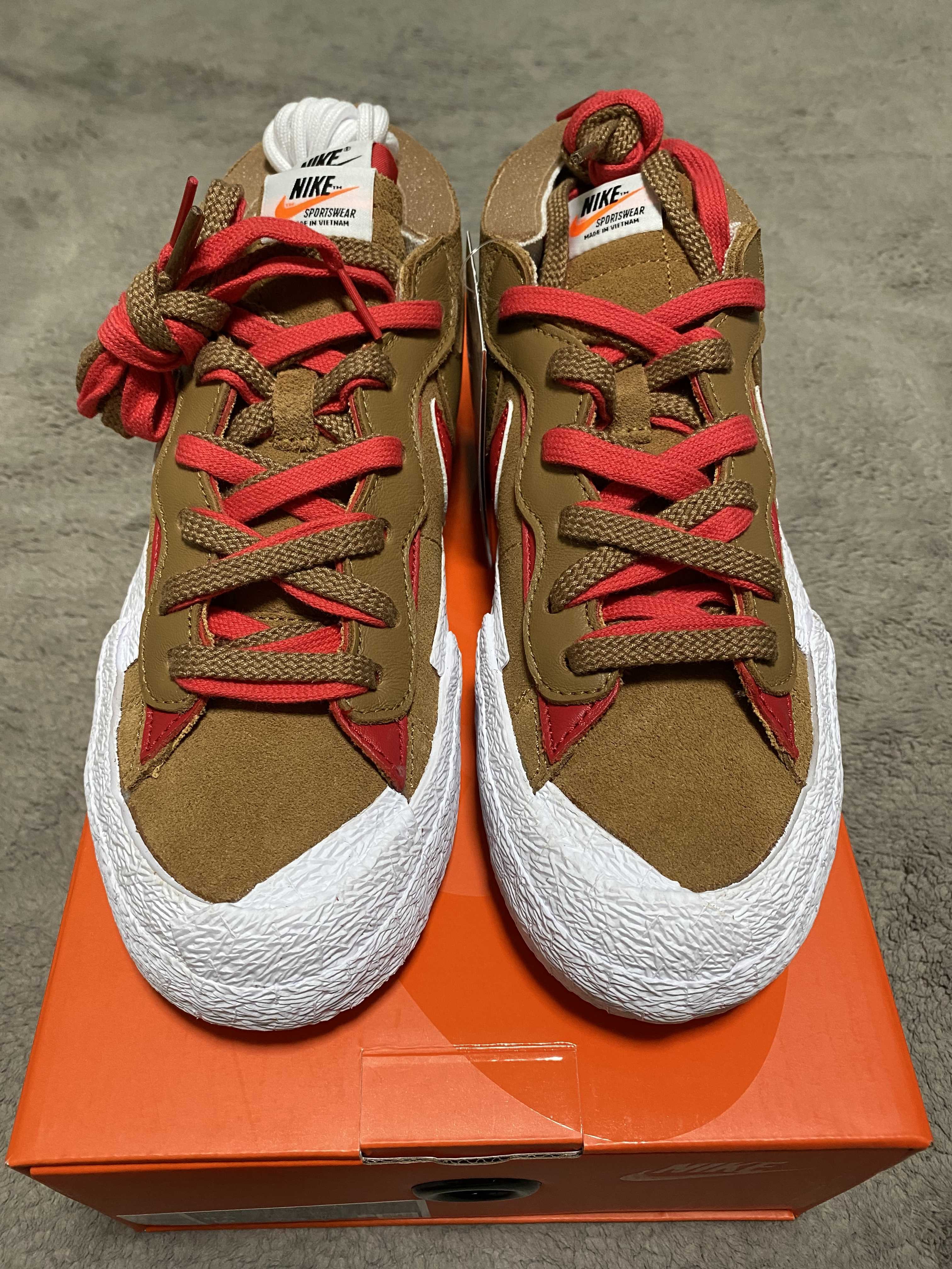 SACAI × NIKE BLAZER LOW "BRITISH TAN"