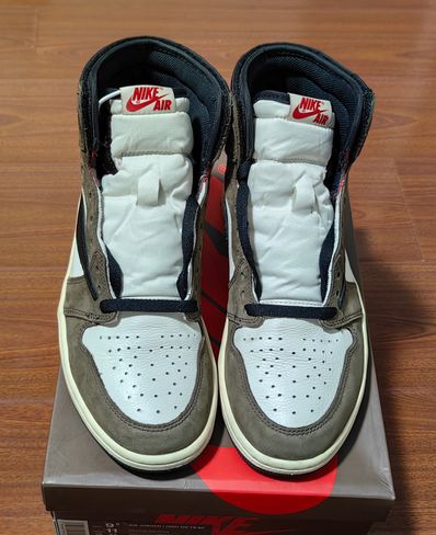 Travis Scott × Nike Air Jordan 1 Retro High OG TS SP "Sail/Dark Mocha"