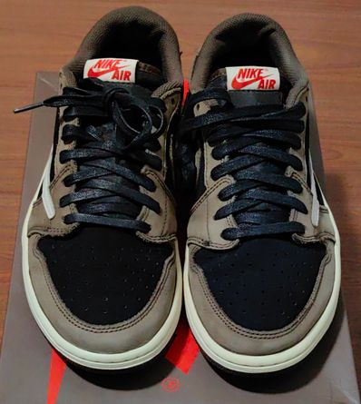 Travis Scott × Nike Air Jordan 1 Low OG SP-T "Black/Dark Mocha"