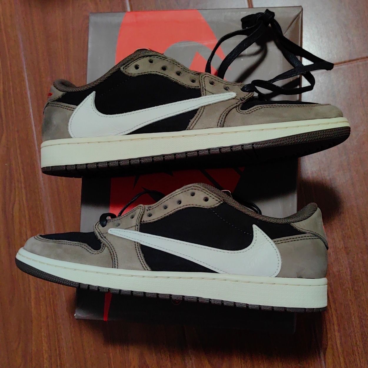 Travis Scott × Nike Air Jordan 1 Low OG SP-T "Black/Dark Mocha"