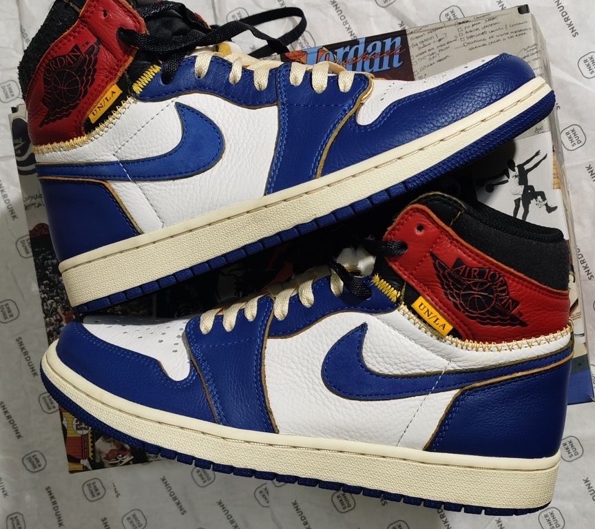 Union × Nike Air Jordan 1 Retro High OG NRG "Storm Blue/Varsity Red"