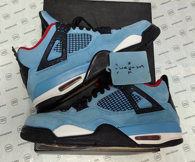 Travis Scott × Nike Air Jordan 4 Retro Cactus Jack "University Blue"