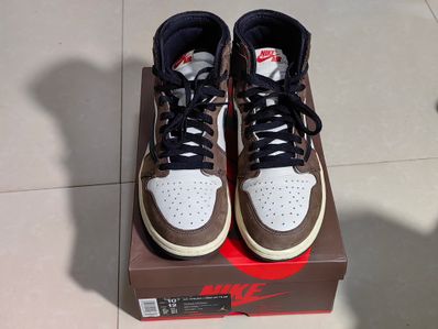 Travis Scott × Nike Air Jordan 1 Retro High OG TS SP "Sail/Dark Mocha"