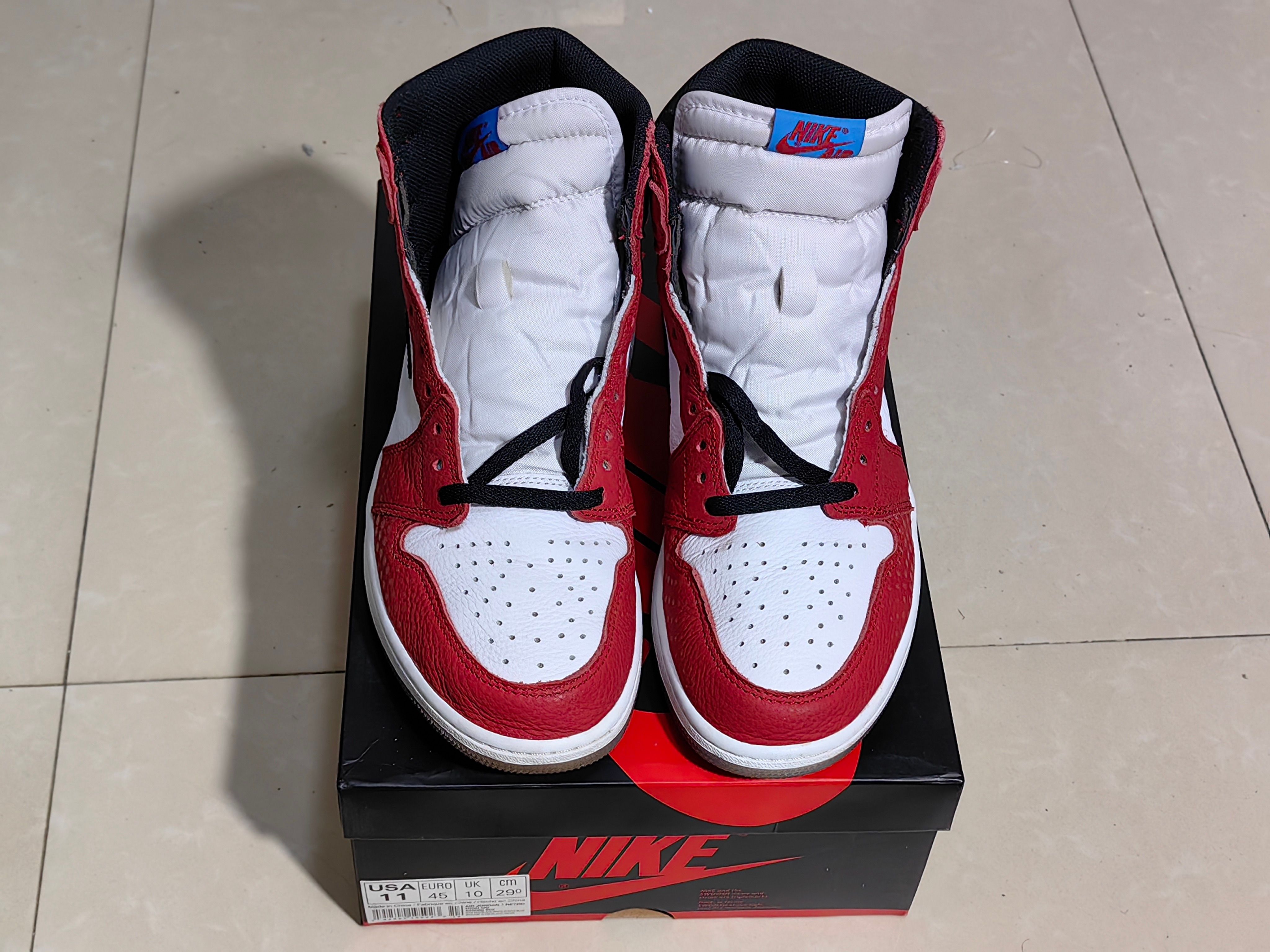 Spiderman × Nike Air Jordan 1 Origin Story "Gym Red/White/Photo Blue/Black"