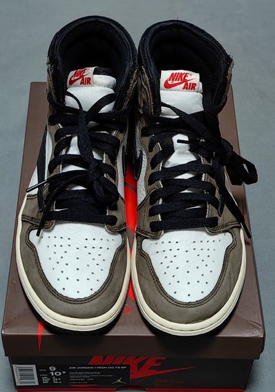 Travis Scott × Nike Air Jordan 1 Retro High OG TS SP "Sail/Dark Mocha"