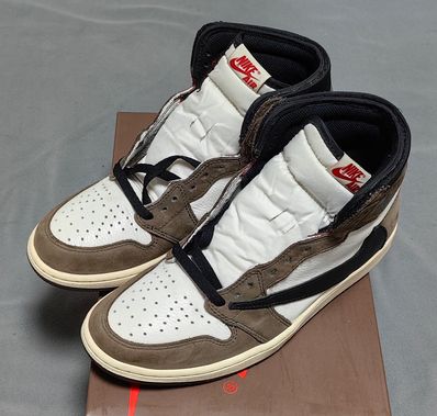 Travis Scott × Nike Air Jordan 1 Retro High OG TS SP "Sail/Dark Mocha"