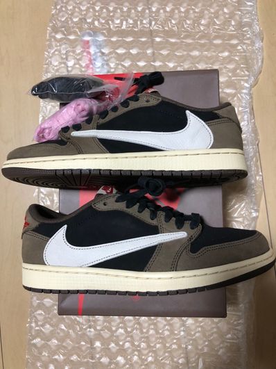 Travis Scott × Nike Air Jordan 1 Low OG SP-T "Black/Dark Mocha"