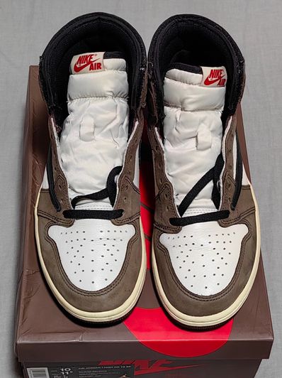 Travis Scott × Nike Air Jordan 1 Retro High OG TS SP "Sail/Dark Mocha"