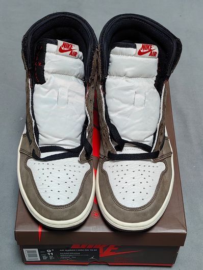 Travis Scott × Nike Air Jordan 1 Retro High OG TS SP "Sail/Dark Mocha"