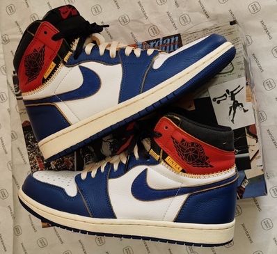 Union × Nike Air Jordan 1 Retro High OG NRG "Storm Blue/Varsity Red"