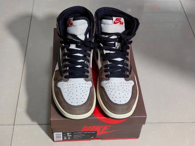 Travis Scott × Nike Air Jordan 1 Retro High OG TS SP "Sail/Dark Mocha"