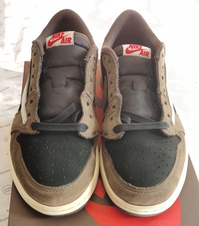Travis Scott × Nike Air Jordan 1 Low OG SP-T "Black/Dark Mocha"