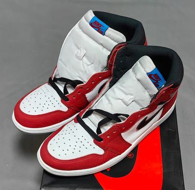 Spiderman × Nike Air Jordan 1 Origin Story "Gym Red/White/Photo Blue/Black"