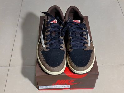 Travis Scott × Nike Air Jordan 1 Low OG SP-T "Black/Dark Mocha"