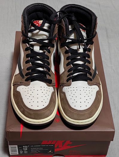 Travis Scott × Nike Air Jordan 1 Retro High OG TS SP "Sail/Dark Mocha"