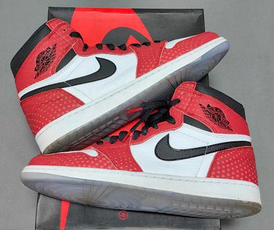 Spiderman × Nike Air Jordan 1 Origin Story "Gym Red/White/Photo Blue/Black"