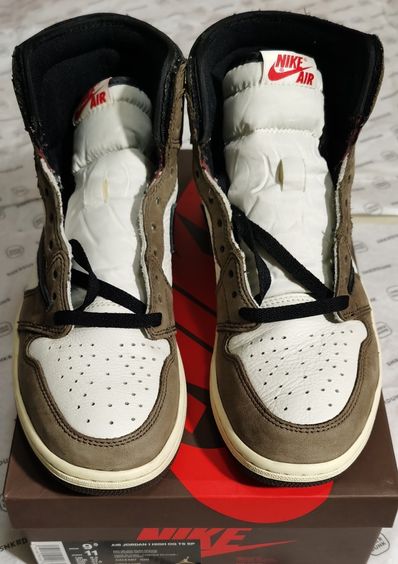 Travis Scott × Nike Air Jordan 1 Retro High OG TS SP "Sail/Dark Mocha"