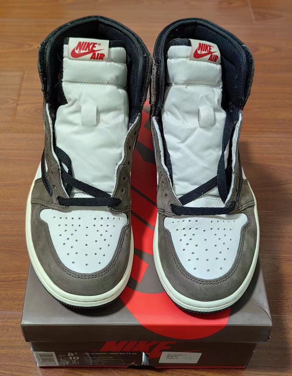 Travis Scott × Nike Air Jordan 1 Retro High OG TS SP "Sail/Dark Mocha"