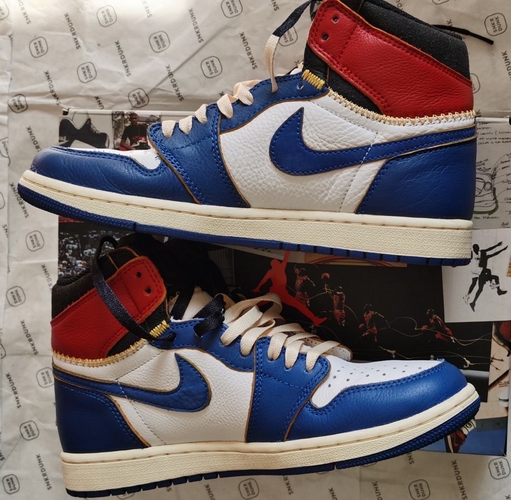 Union × Nike Air Jordan 1 Retro High OG NRG "Storm Blue/Varsity Red"