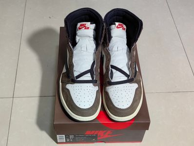 Travis Scott × Nike Air Jordan 1 Retro High OG TS SP "Sail/Dark Mocha"