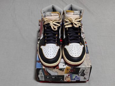 UNION × Nike Air Jordan 1 Retro High OG NRG "Varsity Red/Wolf Grey"