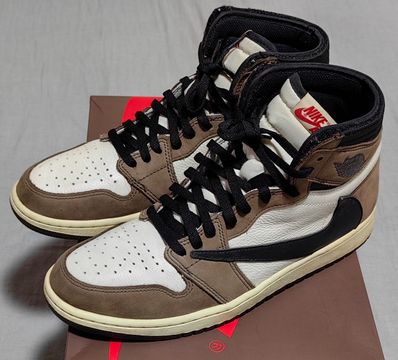 Travis Scott × Nike Air Jordan 1 Retro High OG TS SP "Sail/Dark Mocha"