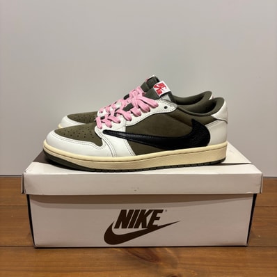 Travis Scott × Nike Air Jordan 1 Low OG SP "Reverse Olive"