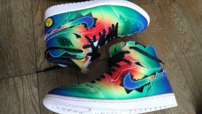J Balvin × Nike Air Jordan 1 High OG "Rainbow"