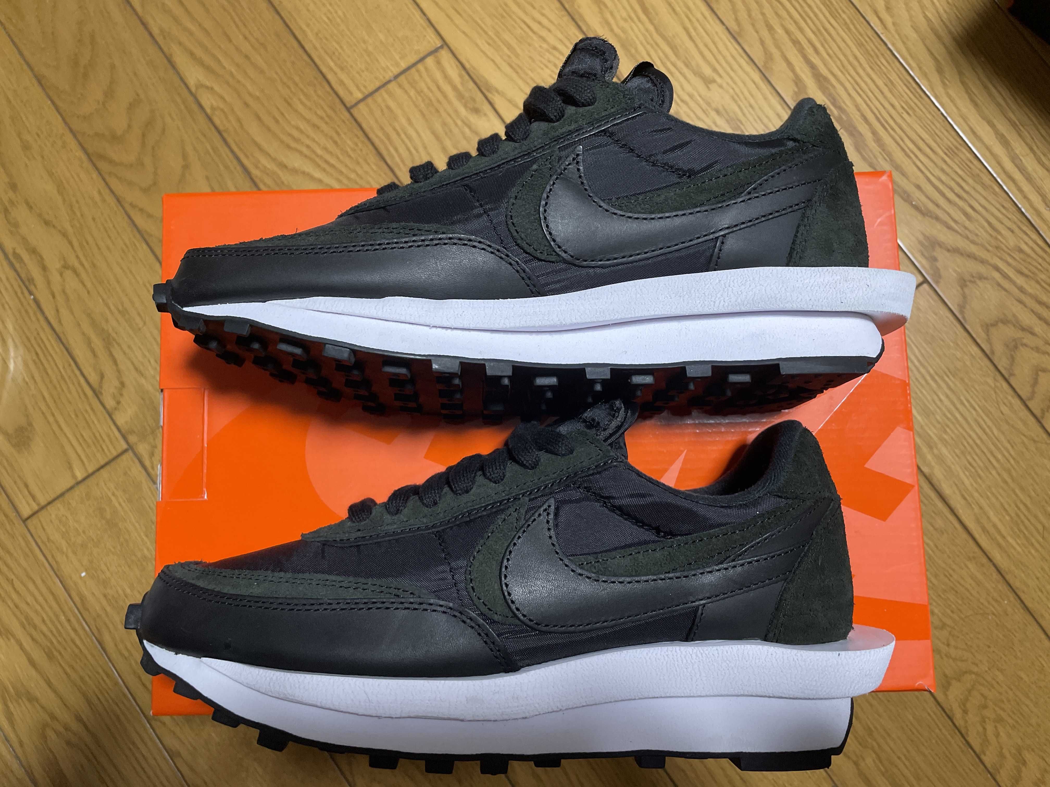 sacai × Nike LDV Waffle "Triple Black"