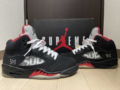 Supreme × Nike Air Jordan 5 Retro "Black"