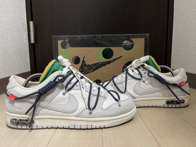 Off-White × Nike Dunk Low "Sail/Neutral Grey/Gridiron"