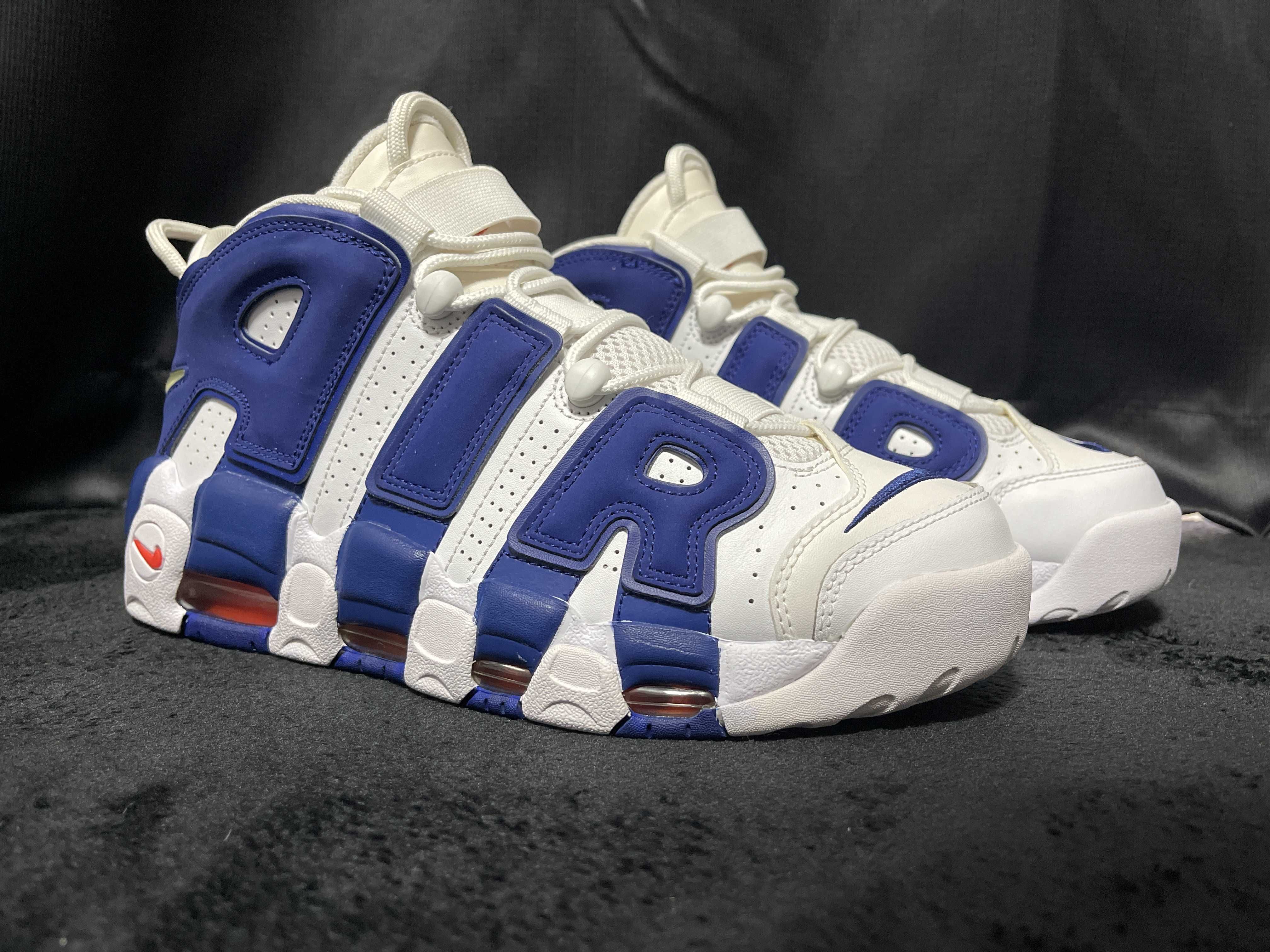 NIKE AIR MORE UPTEMPO 96 "WHITE/DEEP ROYAL BLUE"
