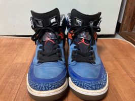 ナイキ エアジョーダン スパイジーク "ニックス ブルー"