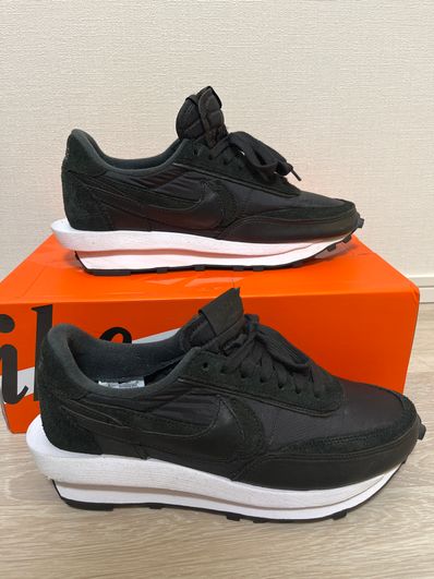 sacai × Nike LDV Waffle "Triple Black"