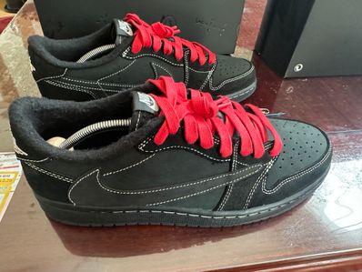Travis Scott × Nike Air Jordan 1 Low OG SP "Black Phantom"
