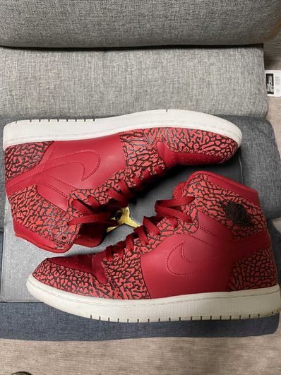 Nike Air Jordan 1 Retro High "Red Elephant Print/Safari"