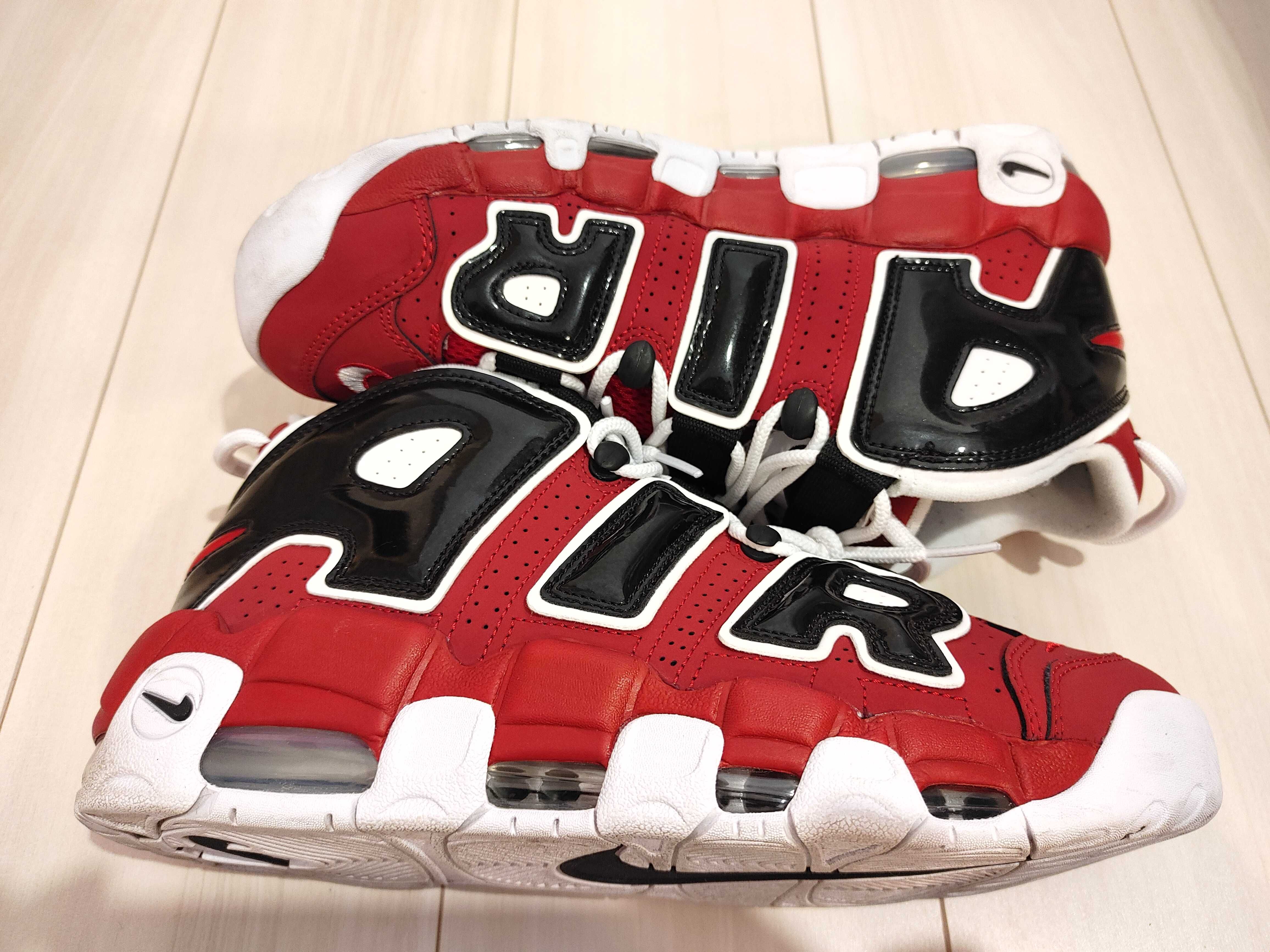 Nike Air More Uptempo ’96 "Black and Varsity Red" (2021) 