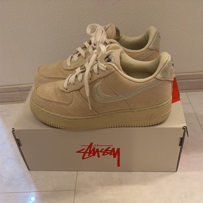 Stussy × Nike Air Force 1 Low "Fossil Stone"
