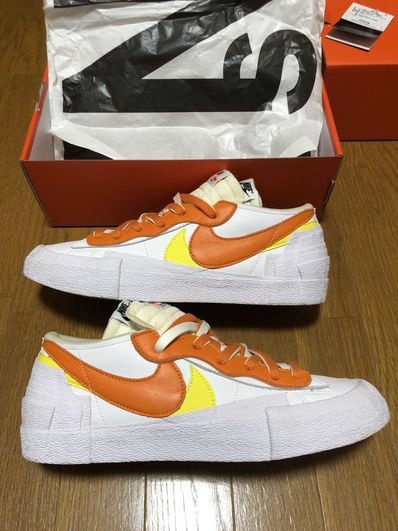 SACAI × NIKE BLAZER LOW "MAGMA ORANGE"