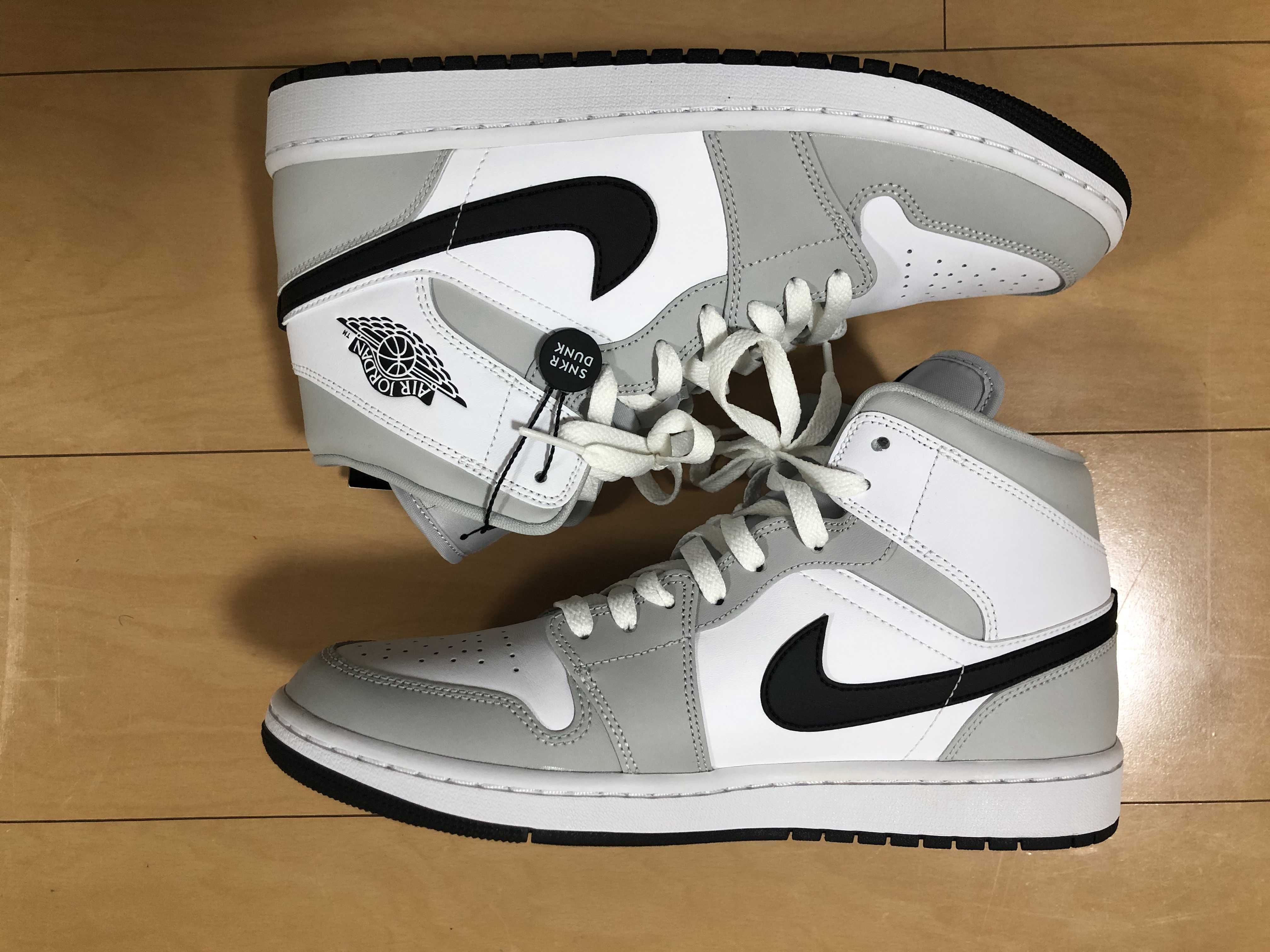 Nike Women's Air Jordan 1 Mid "Grey Fog/White/Black"