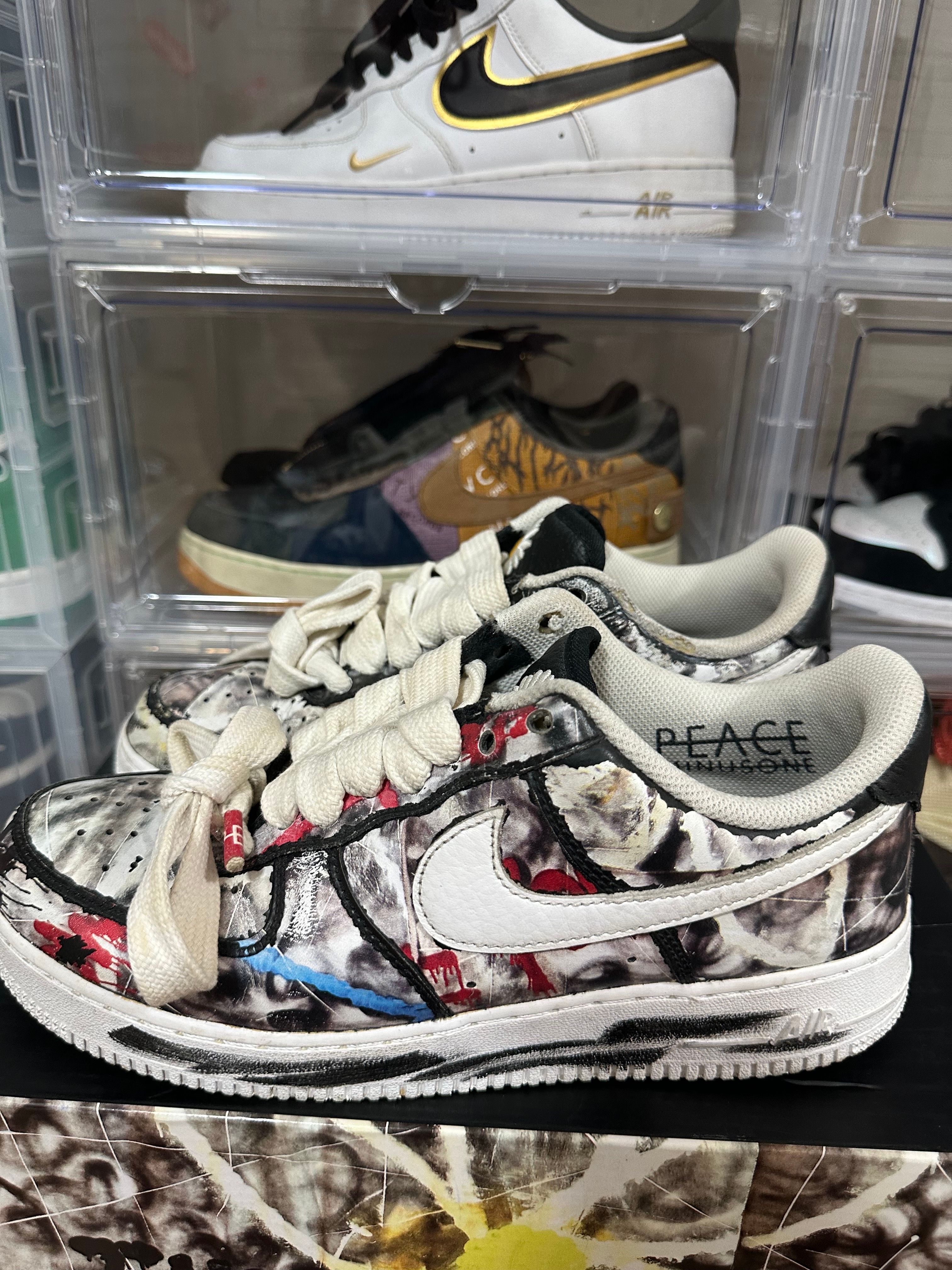 PEACEMINUSONE × Nike Air Force 1 Low Para Noise "Black" / G-DRAGON