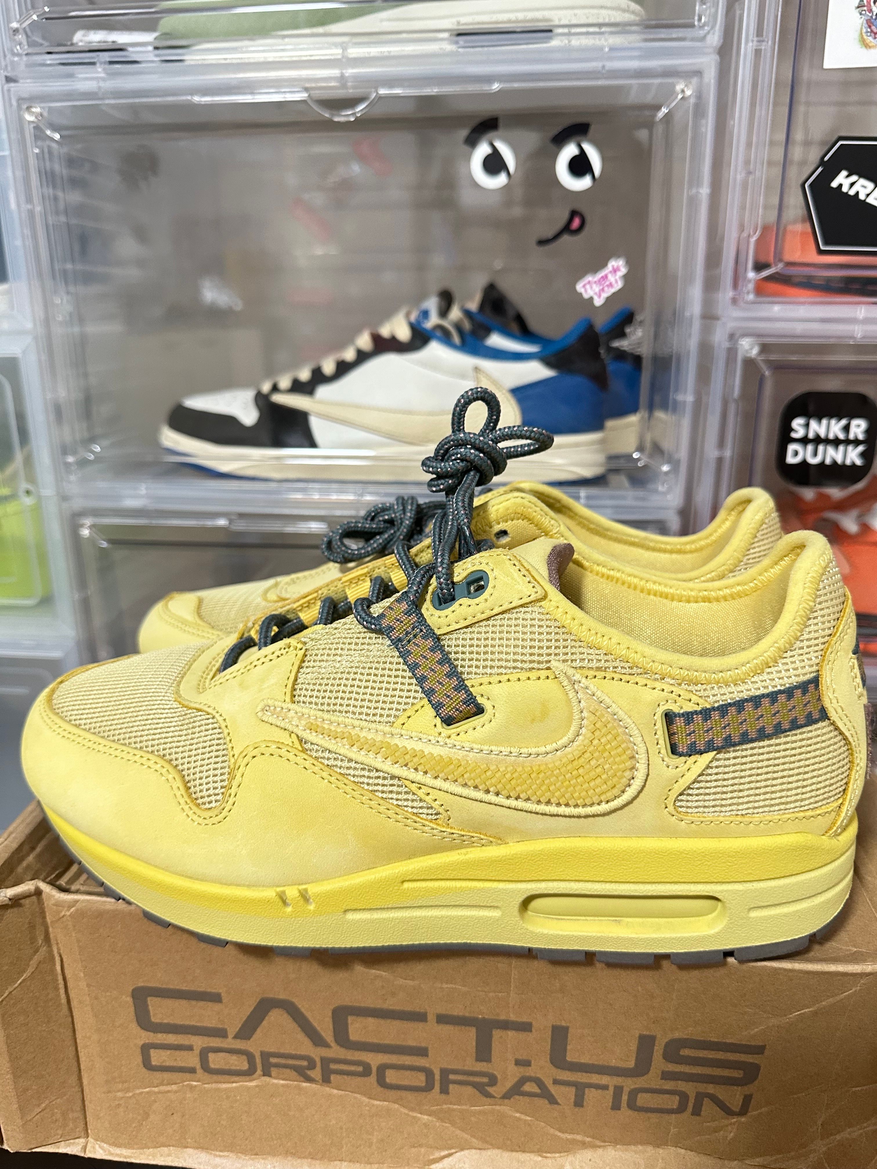 【中古】カクタスジャック × エアマックス1 カクタスゴールド NIKE ナイキ エアマックス 1 カクタス・ジャック AIR MAX CACTUS