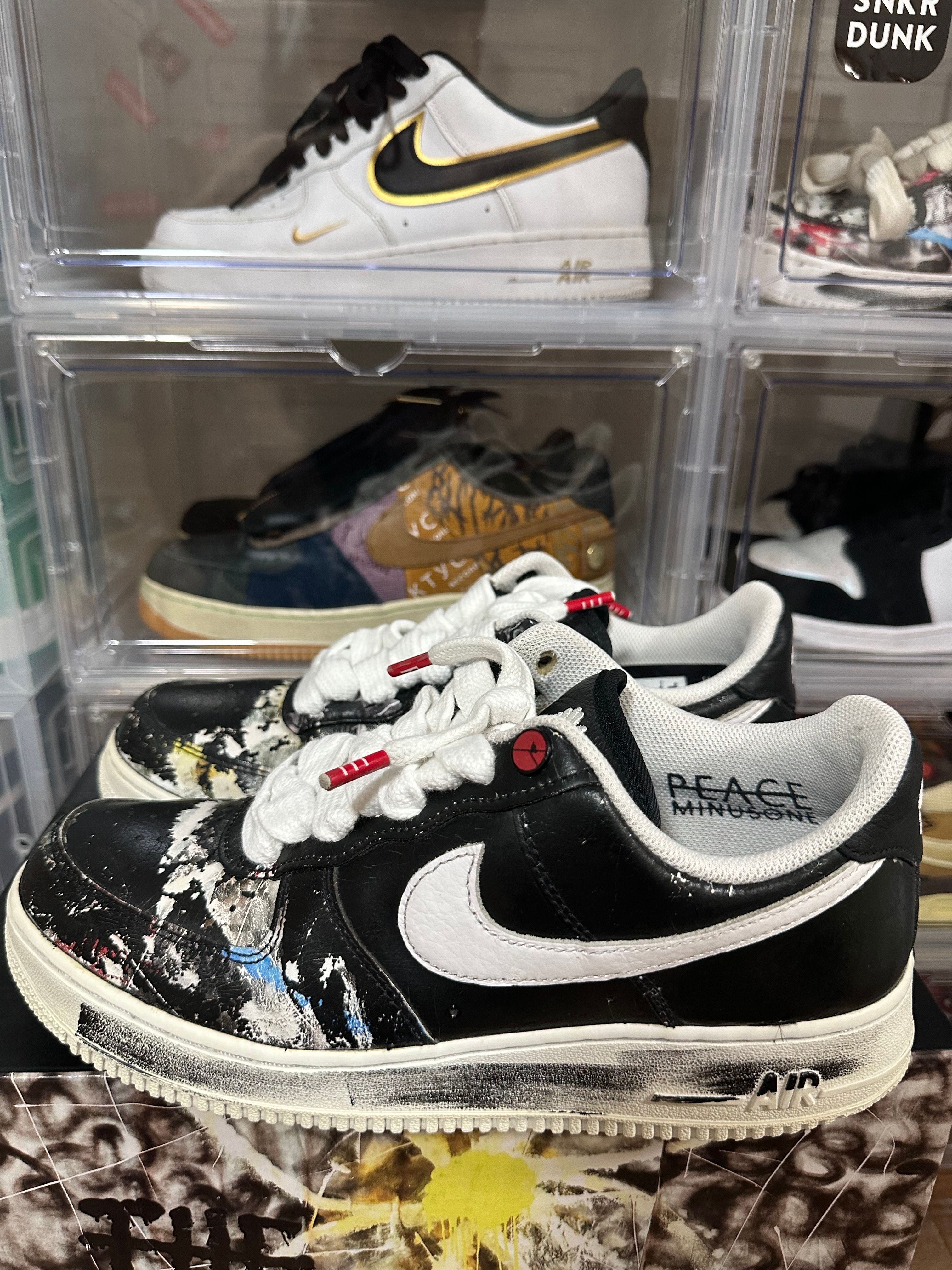 PEACEMINUSONE × Nike Air Force 1 Low Para Noise "Black" / G-DRAGON