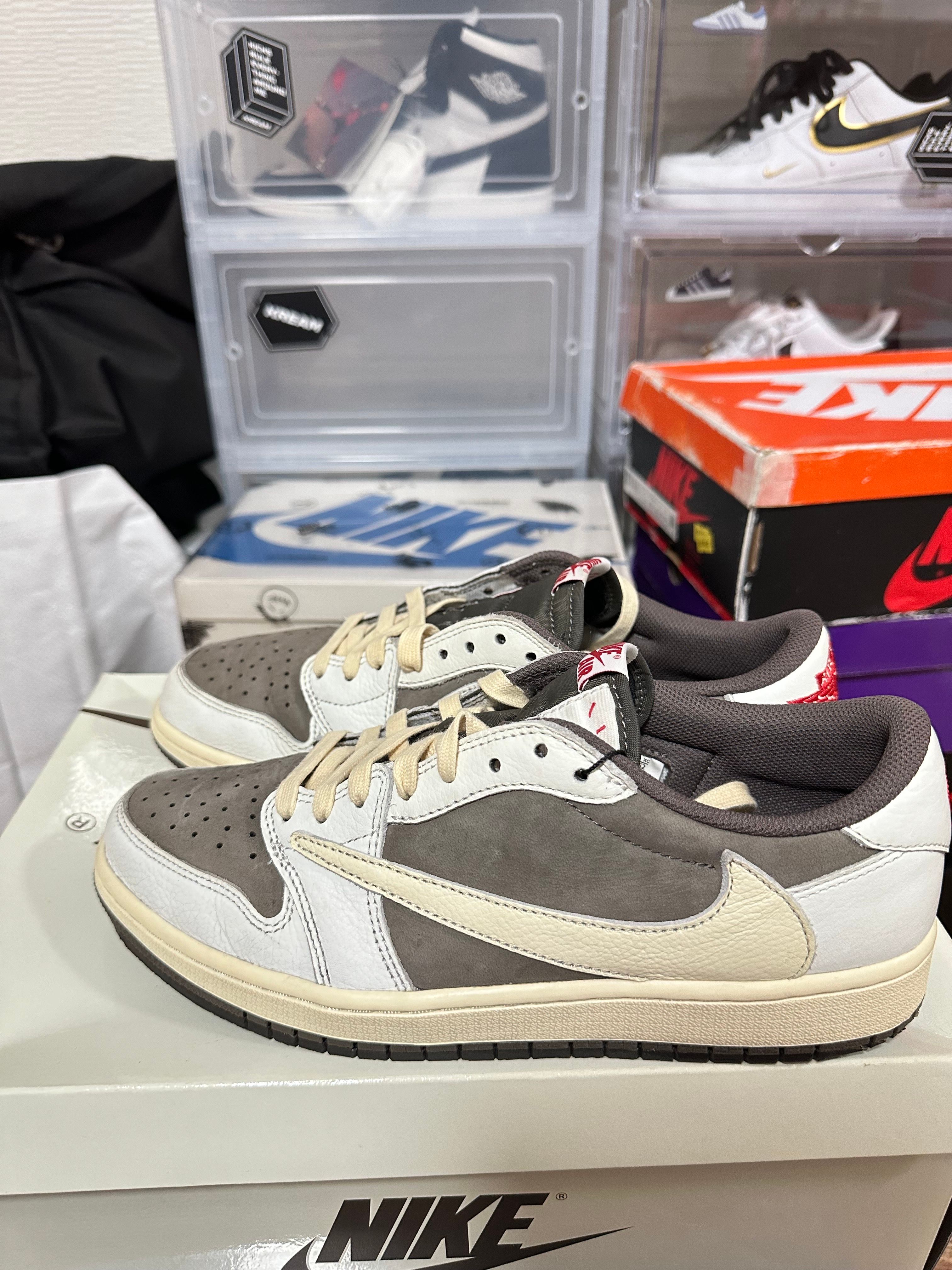 Travis Scott × Nike Air Jordan 1 Low OG SP "Reverse Mocha/Sail and Ridgerock"