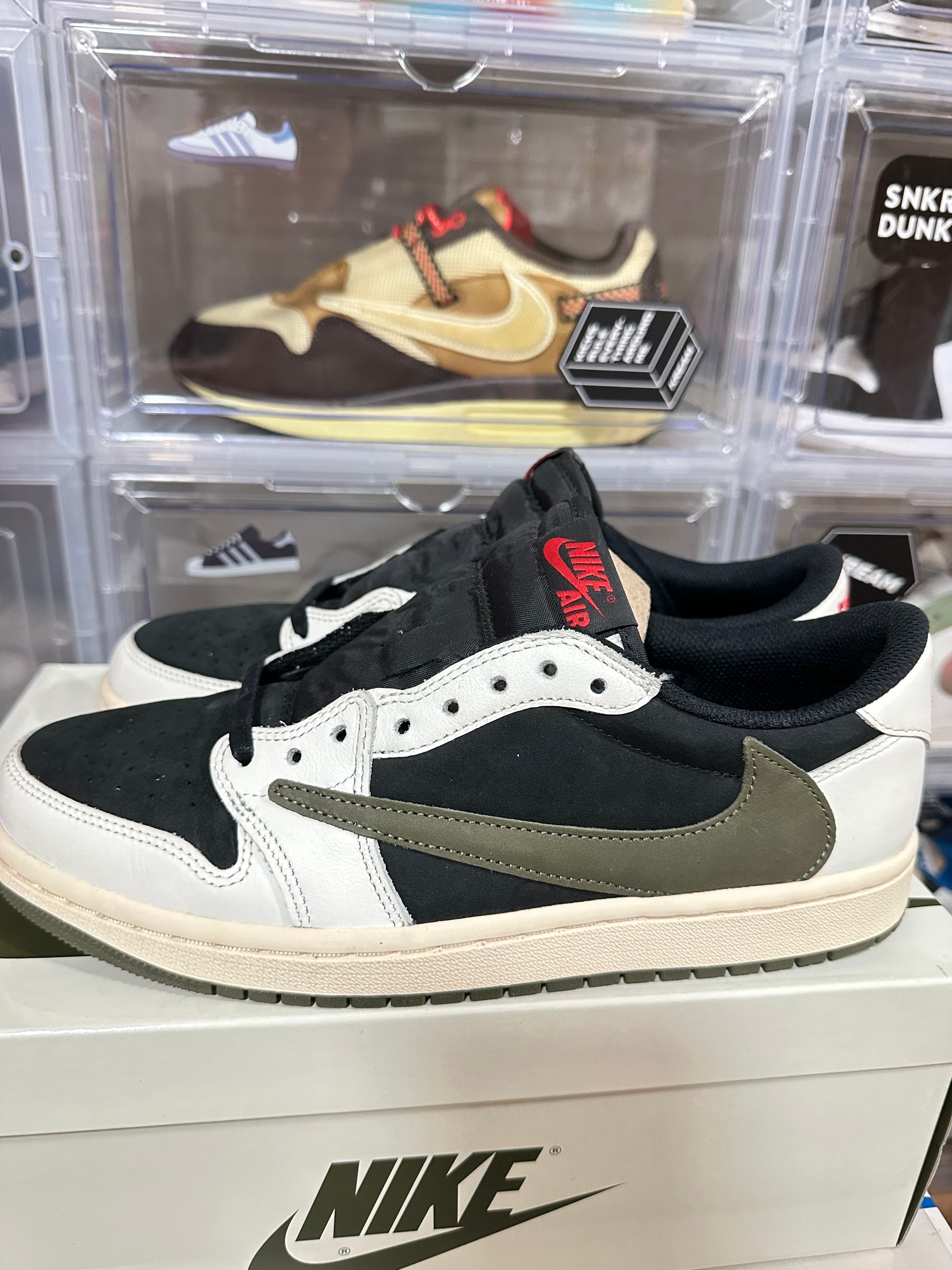 Travis Scott × Nike Women's Air Jordan 1 Low OG "Medium Olive"
