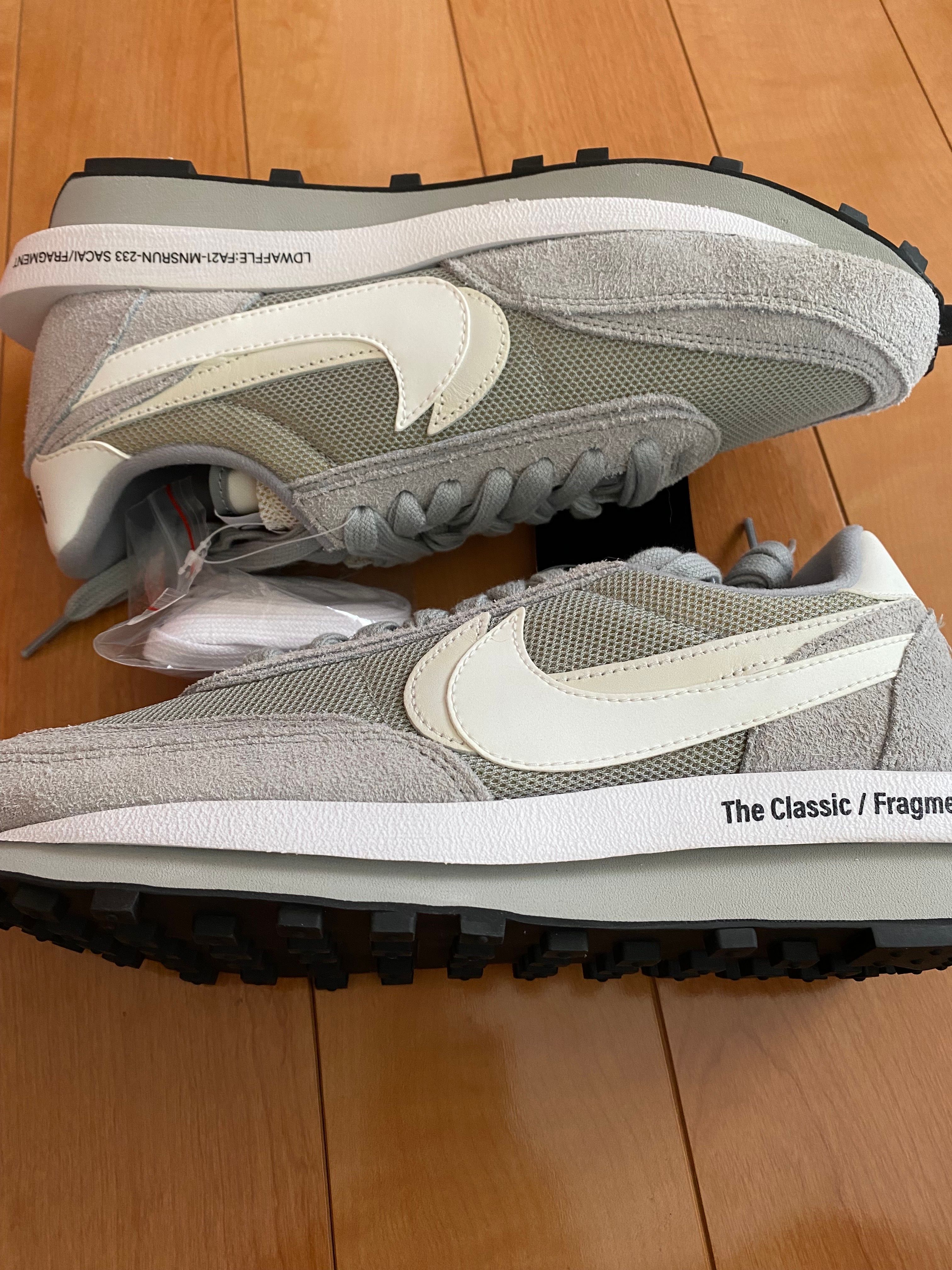 Fragment × sacai × Nike LD Waffle "Light Smoke Grey"