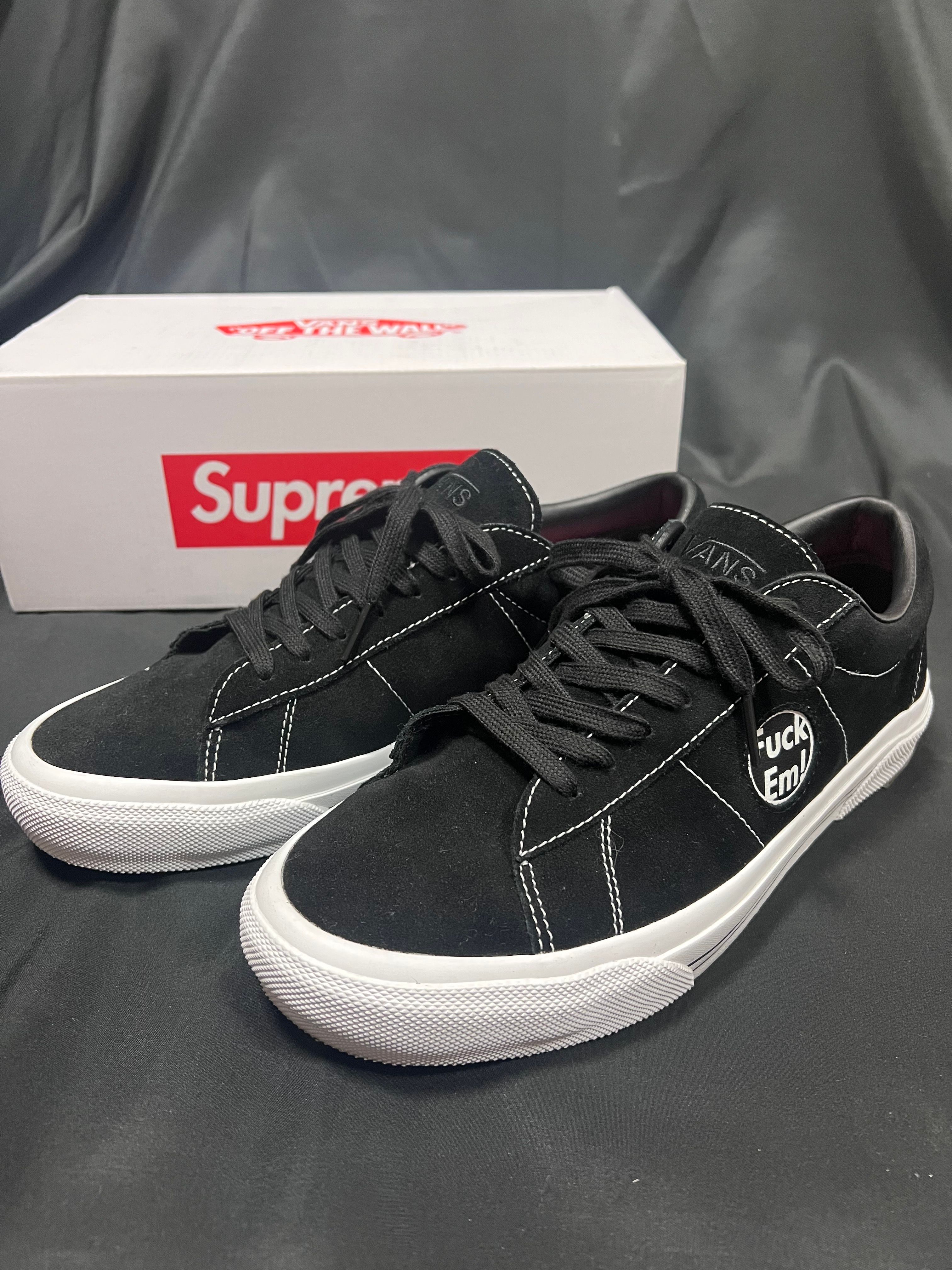 Supreme × Vans Sid "Black"