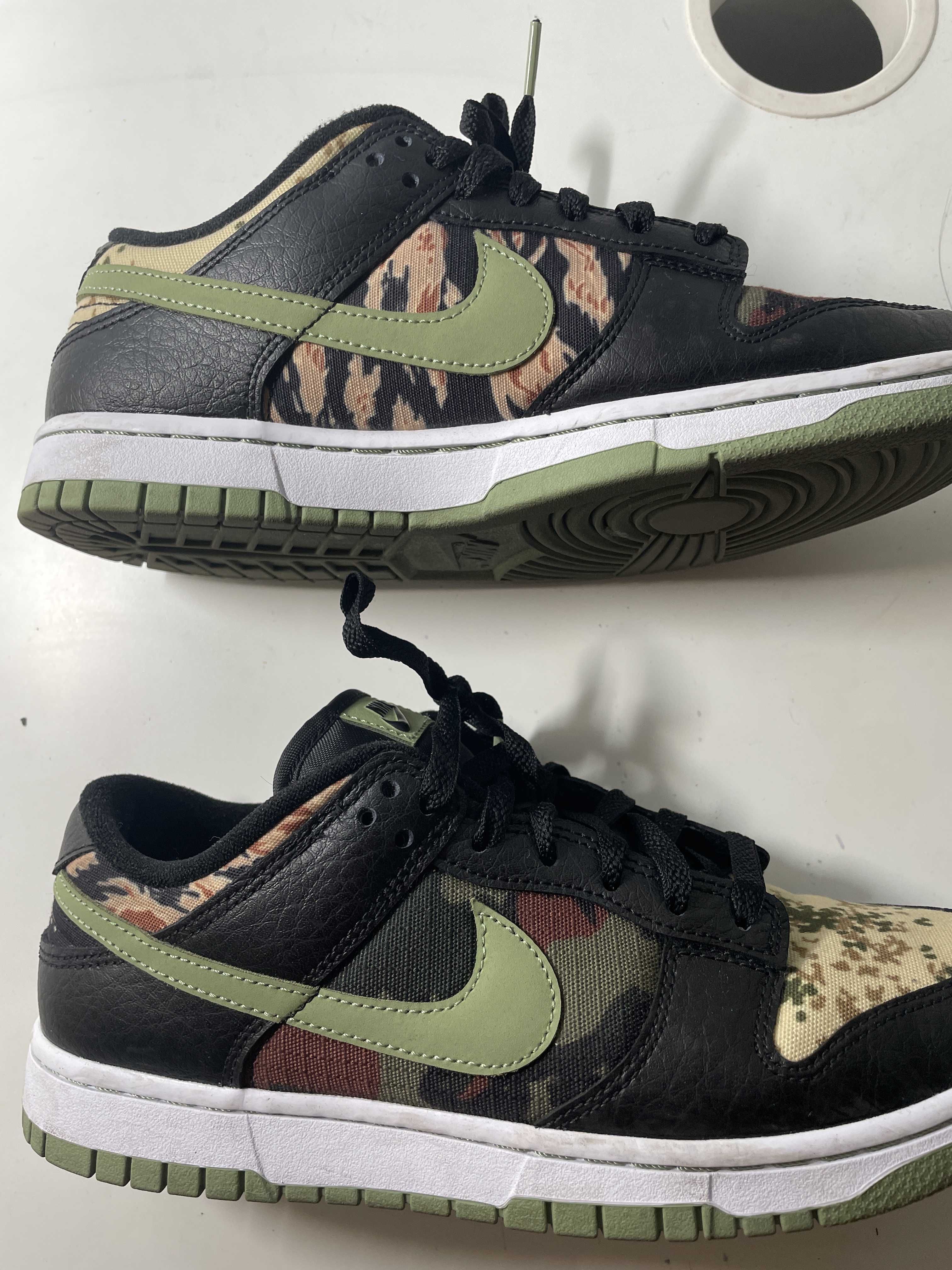 NIKE DUNK LOW SE "BLACK MULTI CAMO"